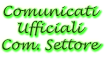 Comunicati Commissione di Settore
